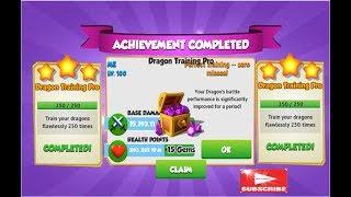 Dragon Training Pro-Dragon Mania legends - 250 Time Dragons trained DML