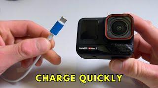 How to QUICK CHARGE the Insta360 Ace Pro 2