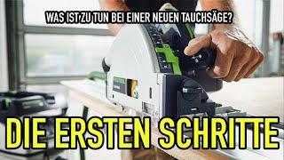 Die ersten Schritte mit deiner neuen Tauchsäge TS 55 FEBQ - Mikes Toolshop