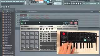 Akai MPK Mini MK2 and FL Studio 12 - PADS + Transport Setup