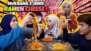 MUKBANG 3 JENIS RAMEN CHEESE ! IEWIN MAKAN SAMPAI PUAS !!