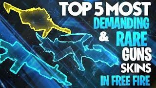 Top 5 Legendary Free Gun Skin Freefire