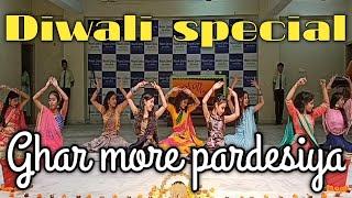 ##Diwali special ( Ghar more pardesiya ) Dance performance  Choreographed by Manish sir & Monty sir