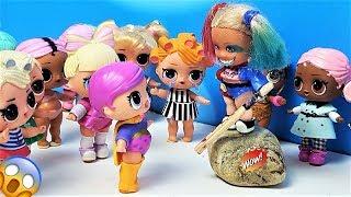 DOLL LOL SURPRISE CARTOONS! ALL DOLLS LOL IN the HANDS of HARLEY Cartoons #lolsurprise #doll