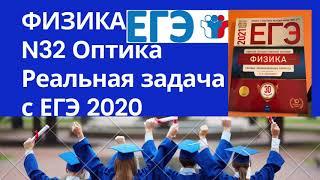 ЕГЭ по физике Оптика Задание N32 из реального варианта ЕГЭ 2020