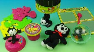 1997 FELIX THE CAT set of 7 AWESOME WENDY'S COLLECTIBLES VIDEO REVIEW