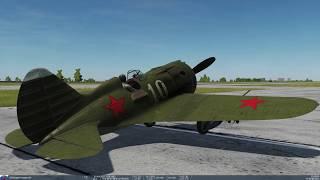 И-16 в DCS World. Запуск, взлет, вооружение