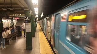 R160 Q Train Primark Ad Wrap Departing 14th Street Union Sq (11/07/24)