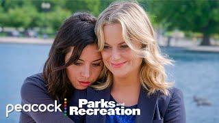 Leslie being April’s protective mother for 11 minutes straight | Parks and Recreation