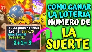 Como ganar la lotería con tu fecha de nacimiento -  números de la suerte