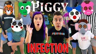 Roblox PIGGY INFECTION Mode IN REAL LIFE (Everyone Is Infected) with The NOOB Family