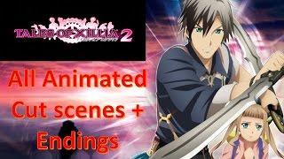 Tales Of Xillia 2 [All Animated Cutscenes + Endings]