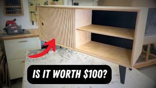 I made custom furniture from plywood - DIY woodworking