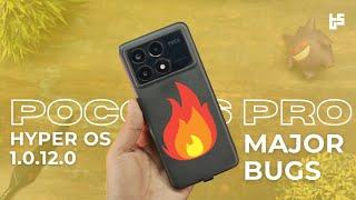 POCO X6 Pro 5G Hyper Os 1.0.12.0 Bugs 🪲 Network Issue,Restart Problem & More