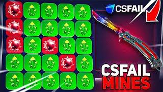 CSFAIL MINES MODE: EPIC COMEBACK WIN!  | CS.FAIL Promo Code 2024 | Epic CSFAIL Session!