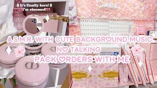 PACK PINK DIOR MIRROR ORDER WITH ME | ASMR SMALL BUSINESS BTS WITH CUTE MUSIC