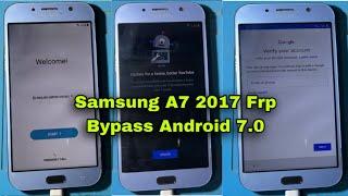 Samsung A 7 2017, A5 2017, A720f, A520f frp bypass Android 7.0 without Pc Aug 2022