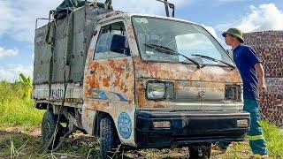 Project To Restore An Old Suzuki Truck Forgotten In A Junkyard  / Restoration Car