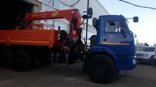 Бортовой КАМАЗ 43118-50 с КМУ PALFINGER INMAN ИТ 150 + ПРИЦЕП ВЕЗДЕХОД