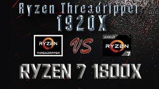 Ryzen Threadripper 1920X vs Ryzen 7 1800X Benchmarks | Gaming Tests | Office & Encoding CPU Review