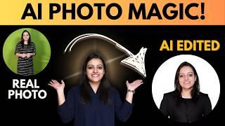 How to create a professional LinkedIn profile picture with AI using Canva | Ritika AI | Hindi