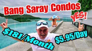 BEACHSIDE Condos for UNDER $6.00/Day!?! Yes, LIVE Near PATTAYA From $181/Month!