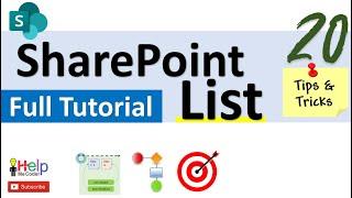 Microsoft Sharepoint Lists - Complete Beginner Tutorial