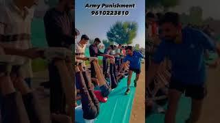 Army Punishment #shorts #running #viral #video