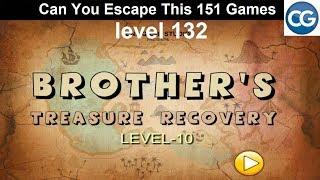 Can You Escape This 151 Games level 132 - Brother's treasure recovery 10 - Complete Game