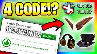 *4 Code!?* ALL NEW PROMO CODES in ROBLOX !!? (October 2020)