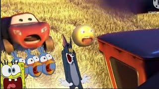 Cars Tractor Tipping - Frank the Combined Harvester Chase Scene (GachaWithLouisBK's Crossover)