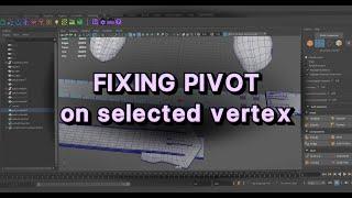 Fixing Pivot on selected vertex in MAYA