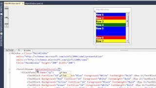 WPF Tutorial 16 - The ScrollViewer