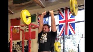 Martins Licics - Close-grip snatches at 187lbs (85kg)