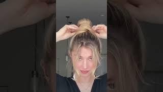 my favorite bun hack (don’t forget to tuck in the back ends:)