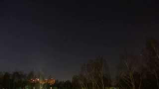 Stars in Podolsk time lapse