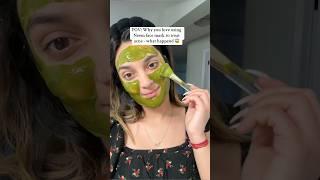 Neem face mask to treat acneSee the real results. #shorts #youtubeshorts