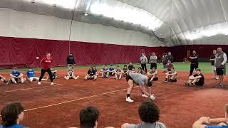 Darryl Mayo plays a game of Kill at Rubio Long Snapping camp!