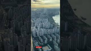 South Korea Lotte world Tower, Hight 555 meter 123 floor,Seoul | touris #love #shortvideo #travel