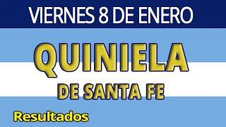 Resultados del sorteo de la Quiniela de Santa Fe del viernes 8 de Enero de 2021