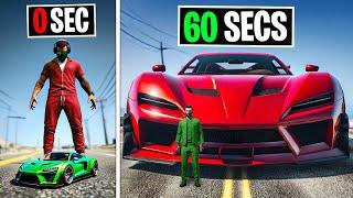 every MINUTE my SUPERCAR gets BIGGER.. GTA 5 RP