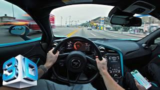 VR POV Drive in a McLaren 720S Along Santa Monica’s Pacific Coast Highway