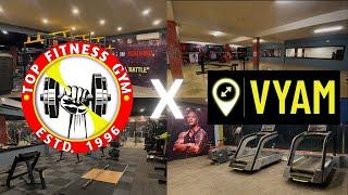 Top Fitness Gym Neamatpur | Brand New Gym tour | Unisex Ac fitness center | Topfitness x VYAM