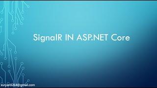 Master SignalR in ASP.NET Core: Real-Time Communication Made Easy!