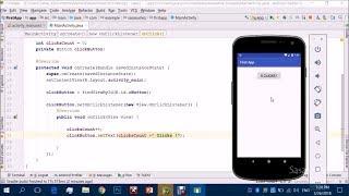 Click Me! App | Android App Development Video#2