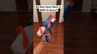 Do Elite Darts Work in NERF N-Series?  #shorts