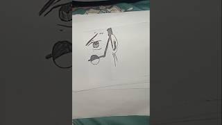 HunterXHunter - Leorio Drawing Eyes   #animeart #howtodraw #drawingskill #drawingshorts #shorts