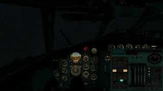 Ту-154 FSX, UUDD, полет по кругу