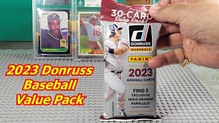 Panini 2023 Donruss MLB Baseball Trading Card Fat Pack Opened