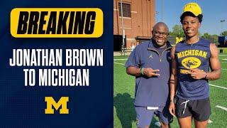 BREAKING: Michigan lands commitment from 2026 RB Jonathan Brown out of Ohio I #goblue